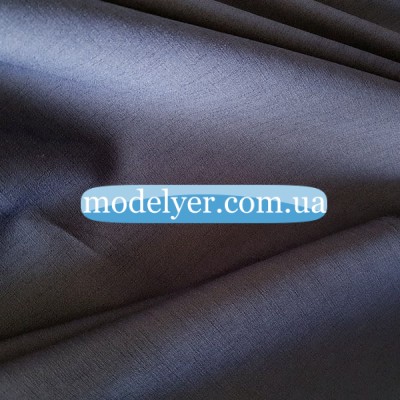 Ткань Лен стрейч (синий)